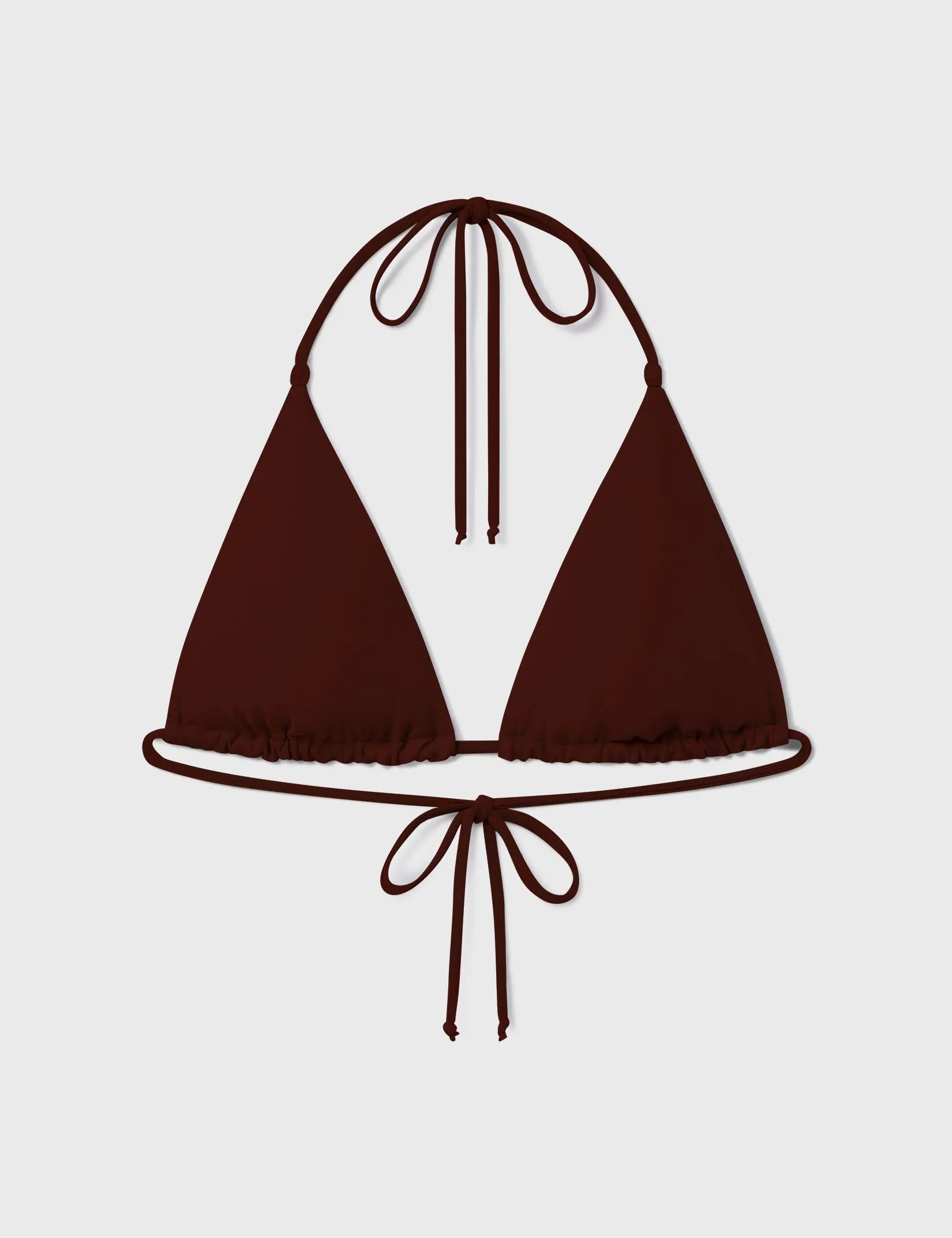 Knotted Triangle Top - Walnut - Heidi Merrick