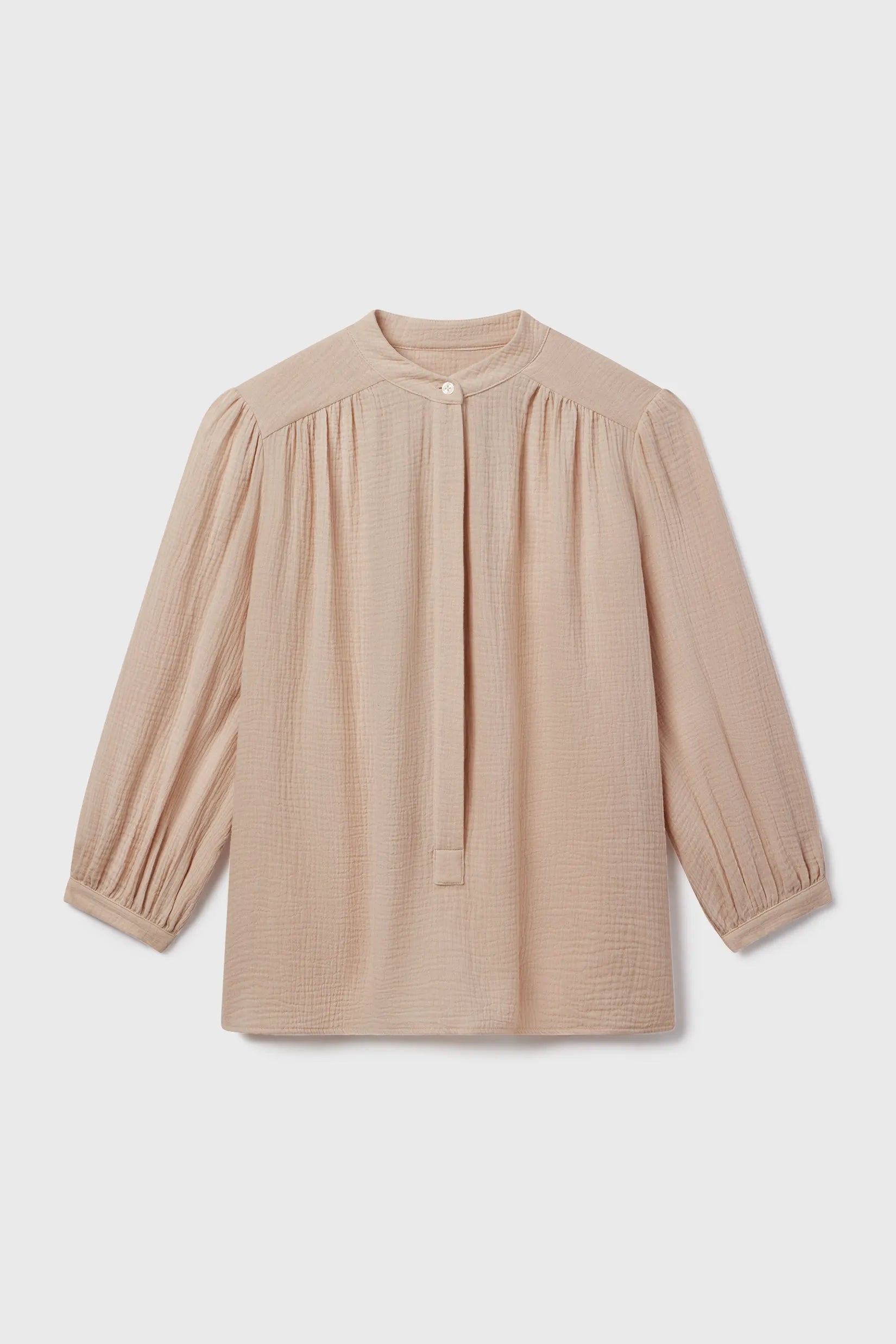 Marish Top - Dun Gauze - Heidi Merrick