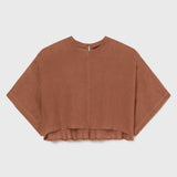 Mojave Top - Clay Tissue Linen - Heidi Merrick