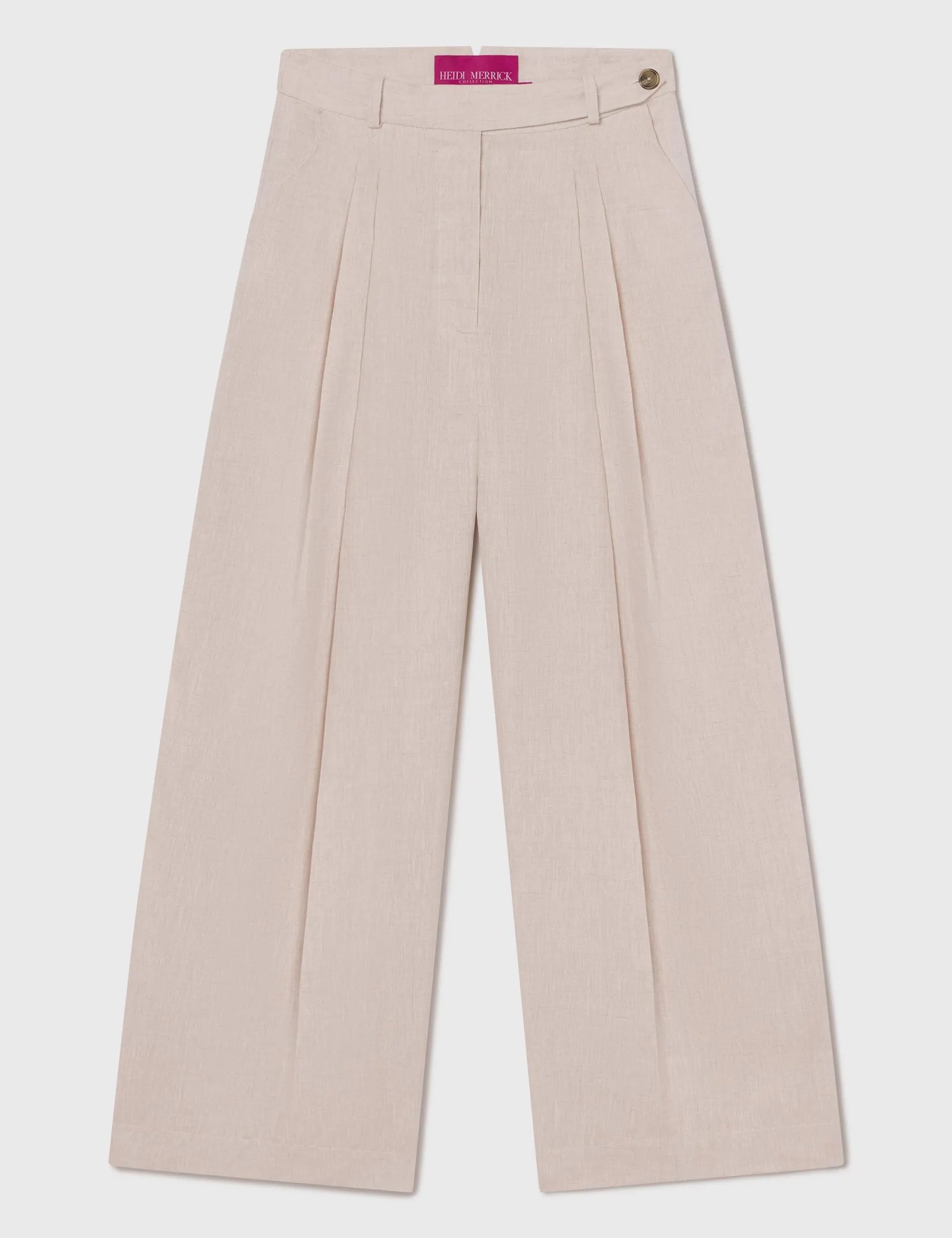 Chaplin Pant - Natural Linen - Heidi Merrick