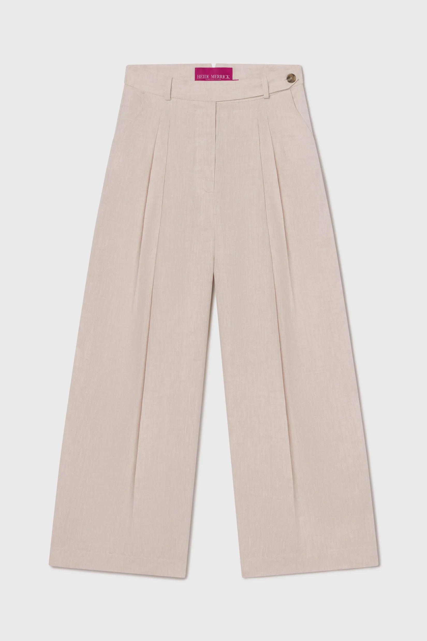 Chaplin Pant - Natural Linen - Heidi Merrick