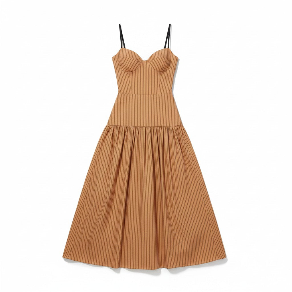 Petit Jardin - Ticking Stripe - Flat - Heidi Merrick