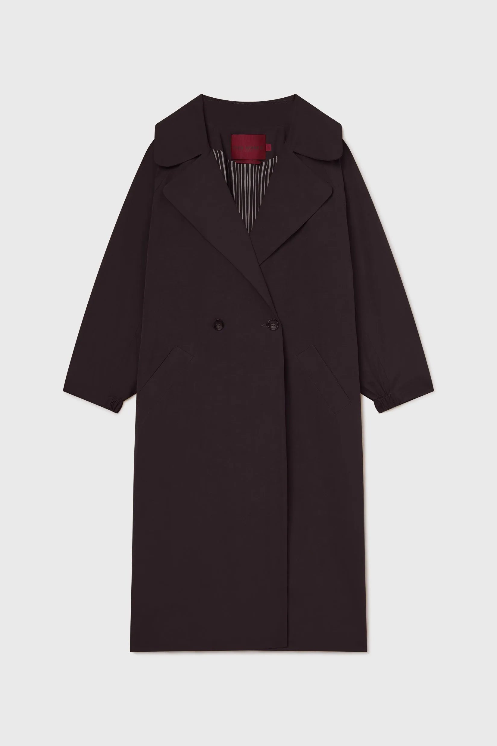 Marais Coat - Black Trench - Heidi Merrick