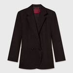 Wallace Blazer - Black Linen - Heidi Merrick