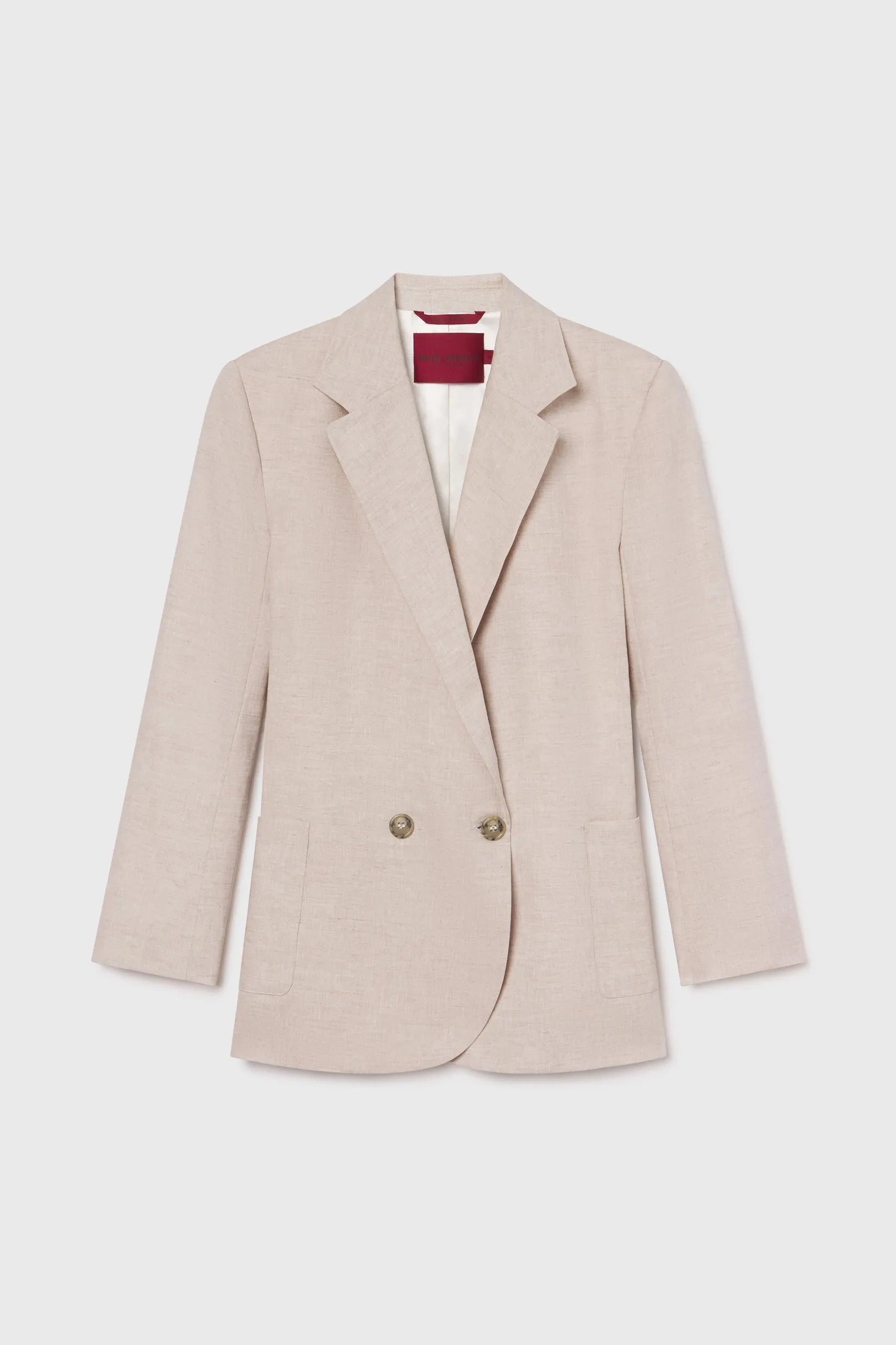Wallace Blazer - Natural Linen - Heidi Merrick
