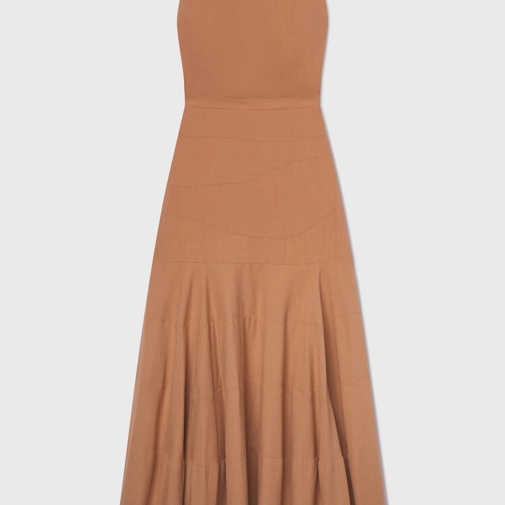 Windsor Gown - Blush Silk Noil - Heidi Merrick