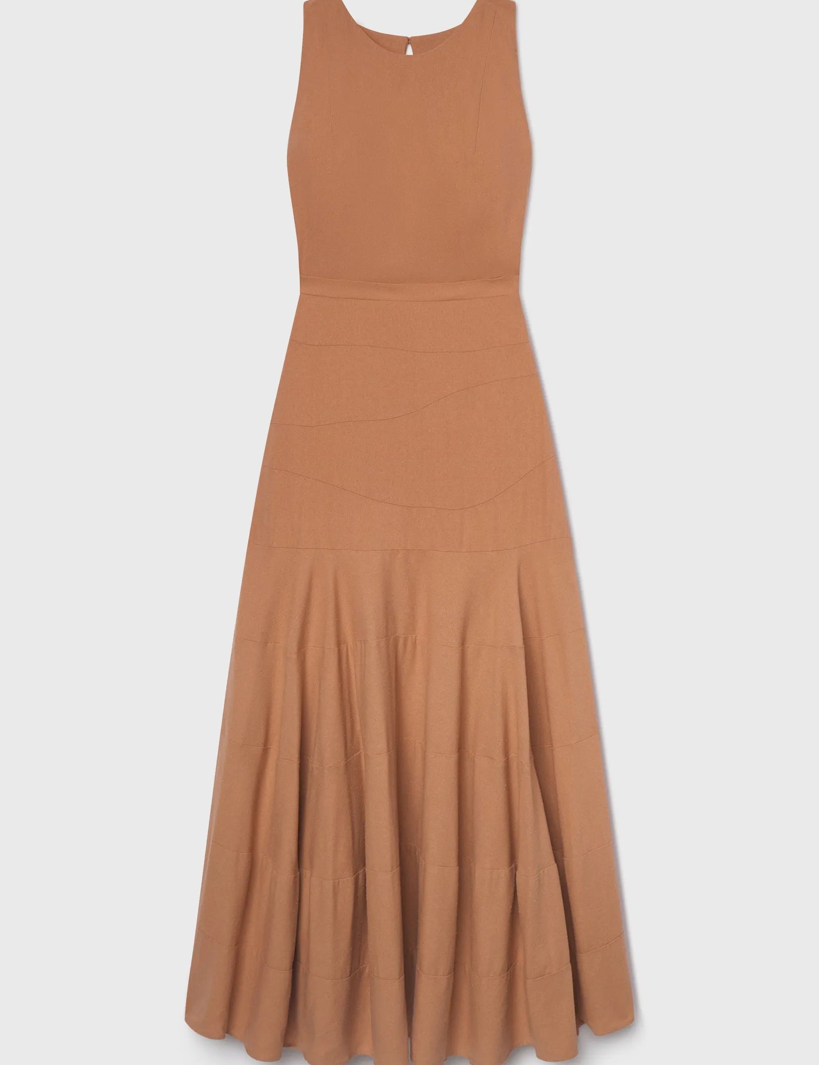 Windsor Gown - Blush Silk Noil - Heidi Merrick
