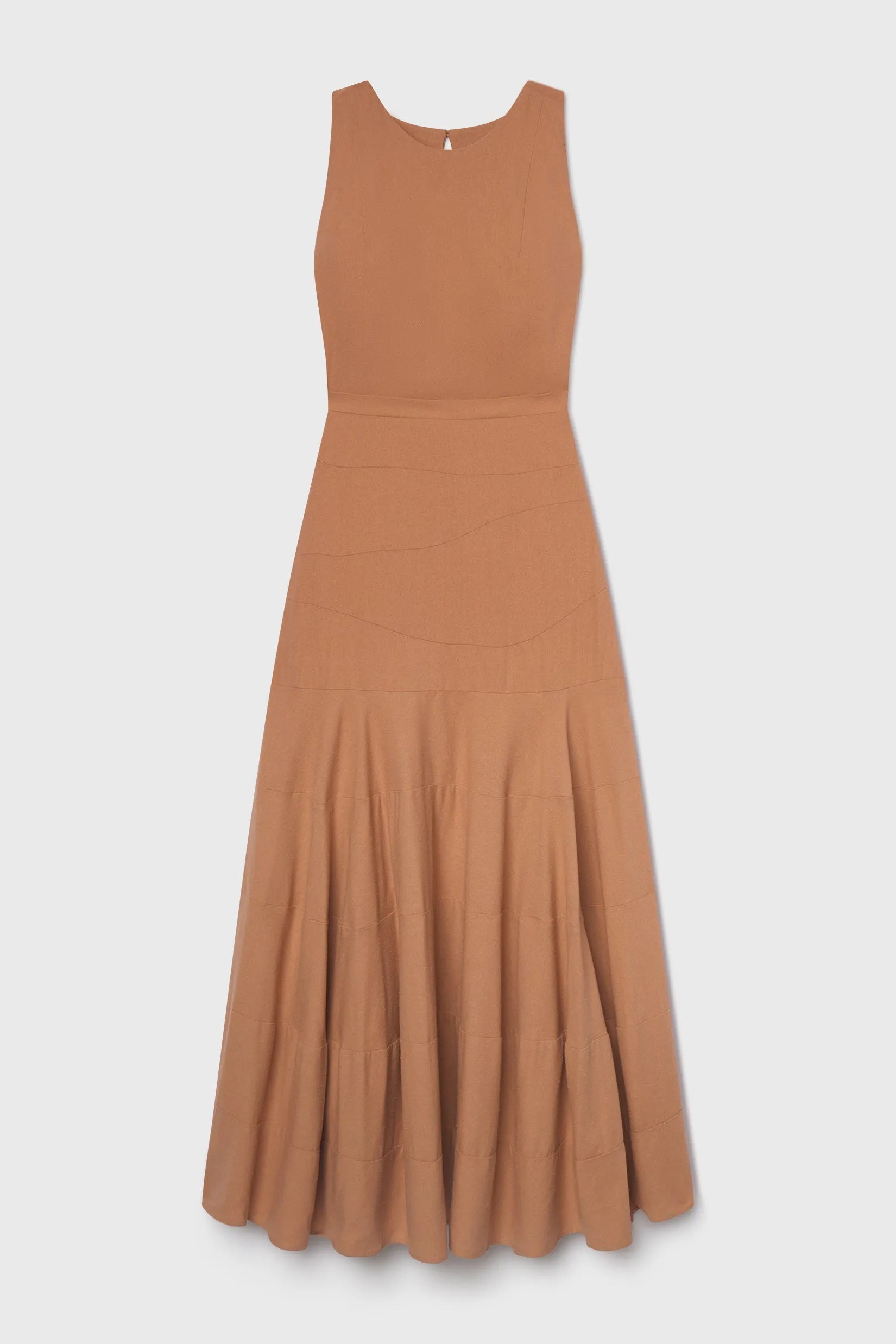 Windsor Gown - Blush Silk Noil - Heidi Merrick