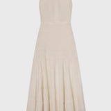 Windsor Gown - Ivory Silk Noil - Heidi Merrick