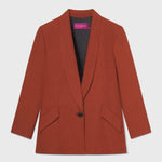 Zelda Blazer - Sienna Silk & Hemp - Heidi Merrick