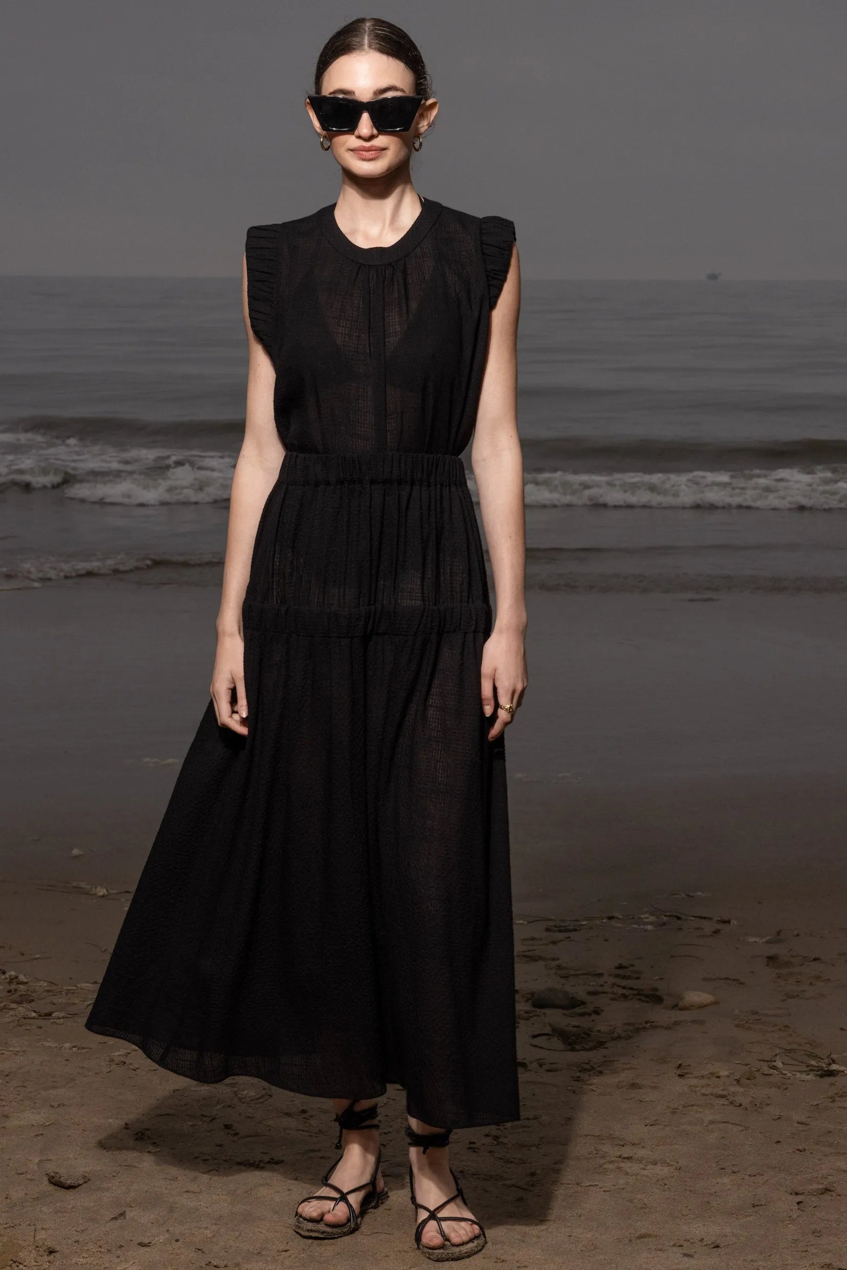 Enzo Skirt - Jacquard Gingham - Heidi Merrick