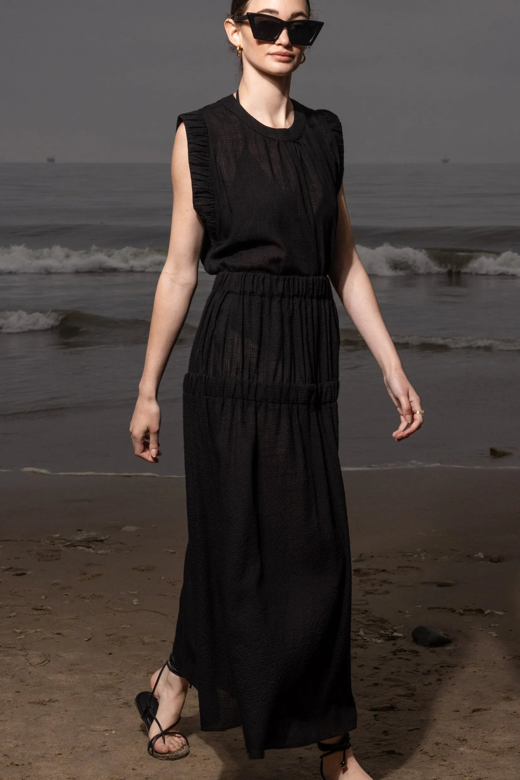 Enzo Skirt - Jacquard Gingham - Heidi Merrick