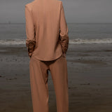 Baptise Pant - Blush Silk Noil - Heidi Merrick