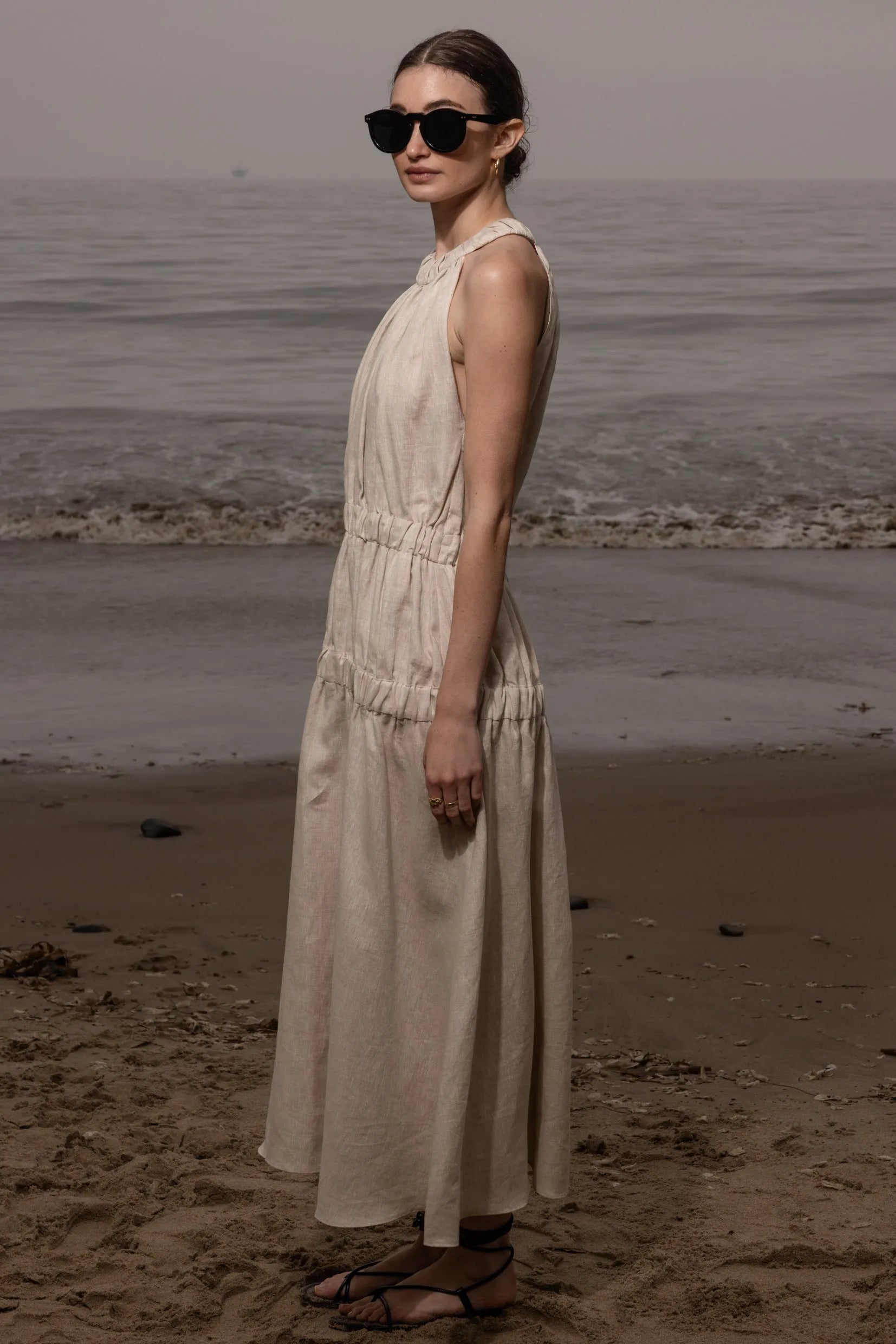 Idyll Dress - Natural Linen - Heidi Merrick
