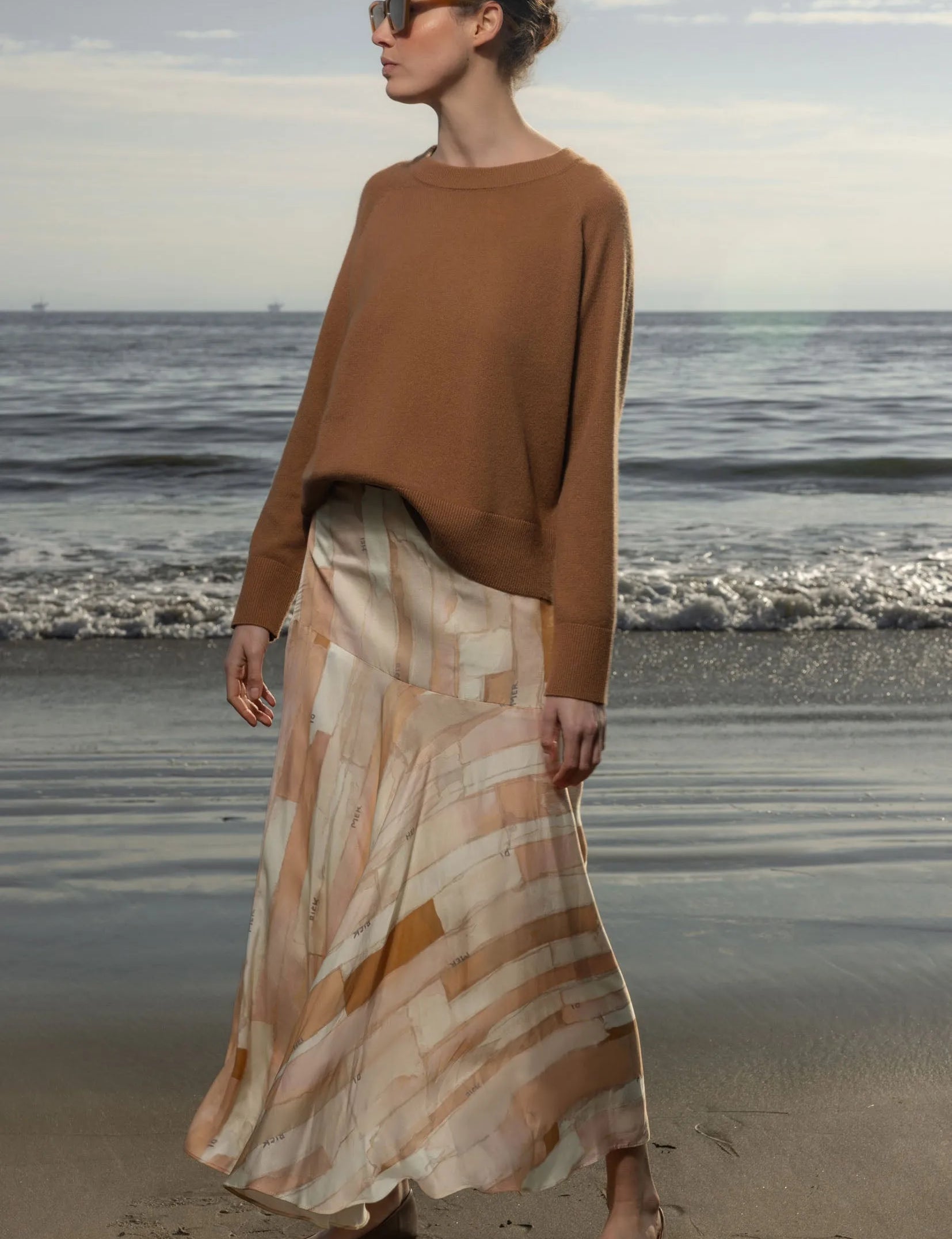 Daily Sweater - Chestnut - Heidi Merrick