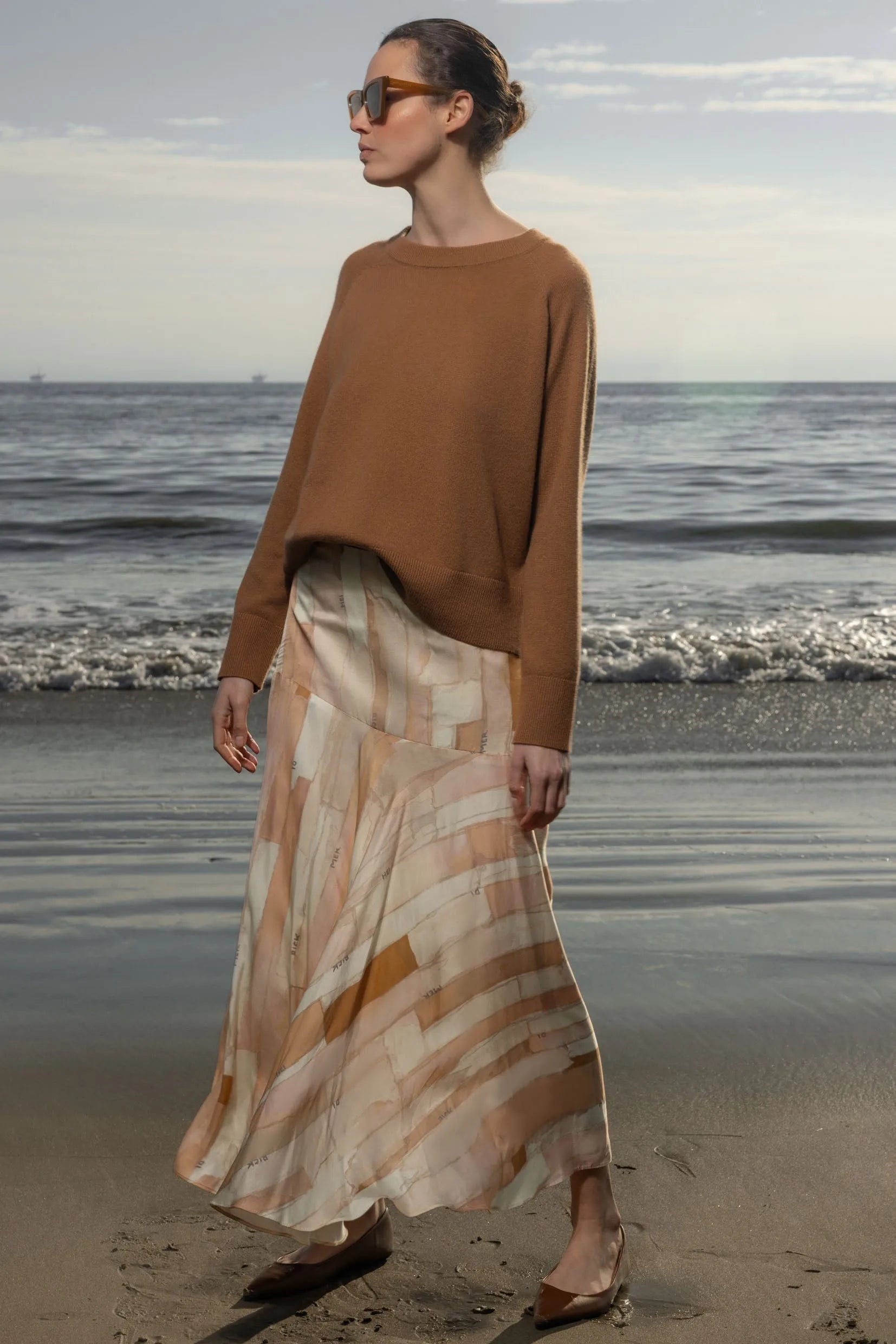 Daily Sweater - Chestnut - Heidi Merrick