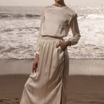 Maeve Skirt - Ivory - Heidi Merrick