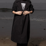 Marais Coat - Black Trench - Heidi Merrick