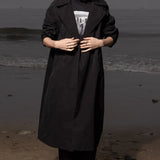 Marais Coat - Black Trench - Heidi Merrick