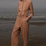 Baptise Pant - Blush Silk Noil - Heidi Merrick