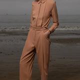 Baptise Pant - Blush Silk Noil - Heidi Merrick