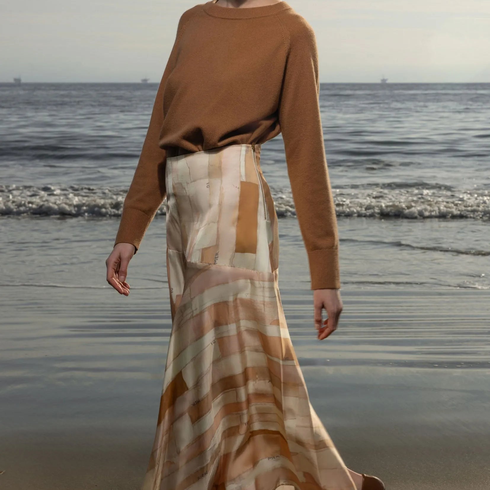 Daily Sweater - Chestnut - Heidi Merrick