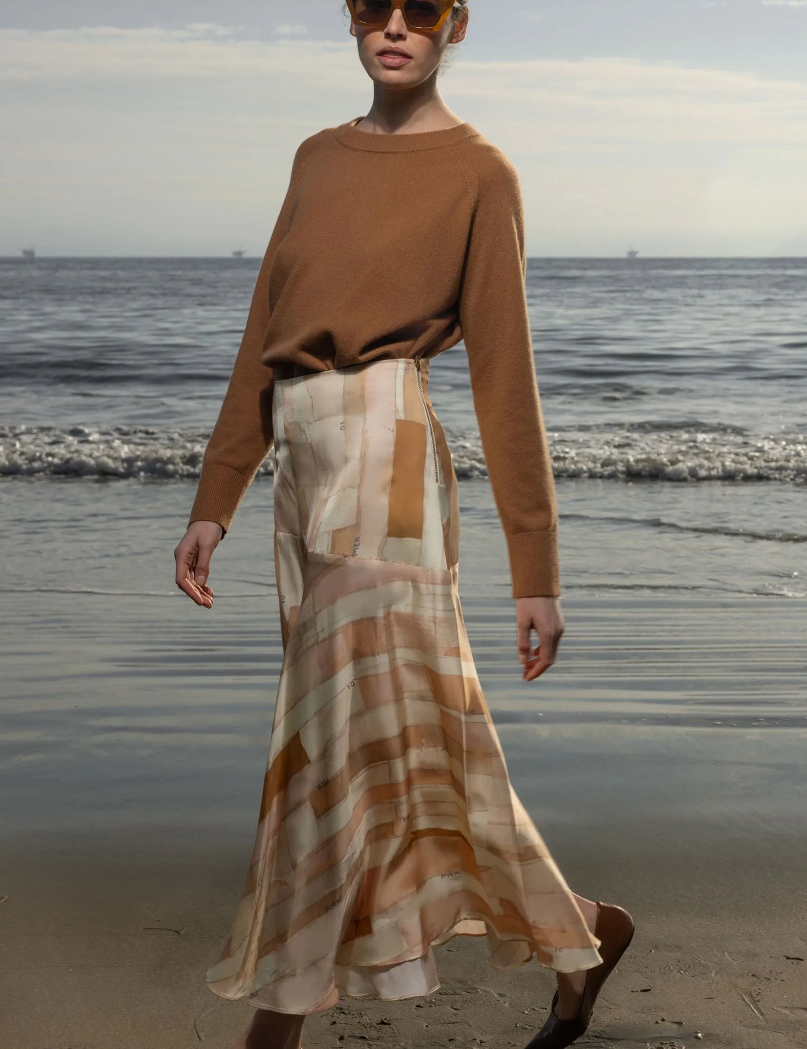 Daily Sweater - Chestnut - Heidi Merrick