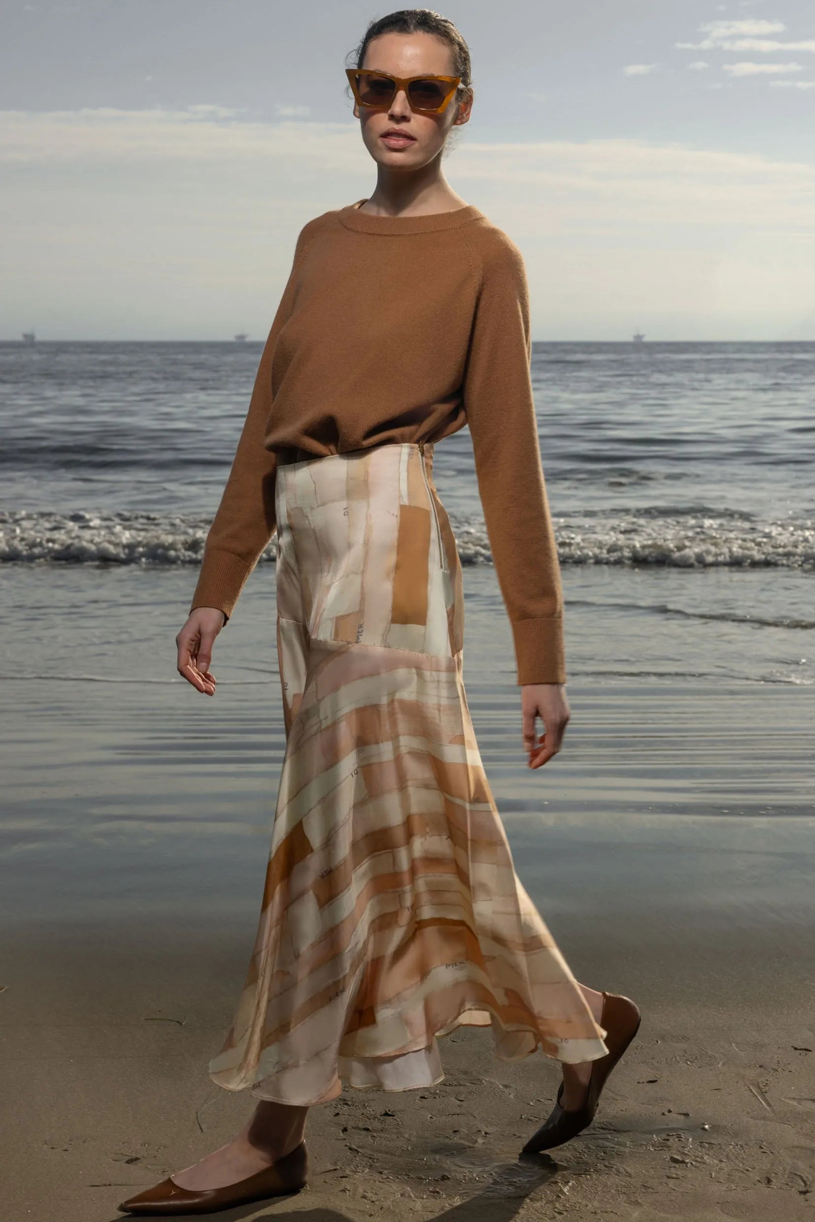 Daily Sweater - Chestnut - Heidi Merrick