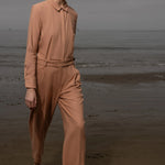 Baptise Pant - Blush Silk Noil - Heidi Merrick