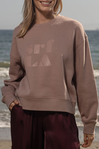 70's SRF LA Classic Crewneck - Rose