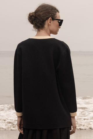 Finny Cardigan - Noir