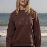 70's SRF LA Unisex Crewneck - Chocolate - Heidi Merrick