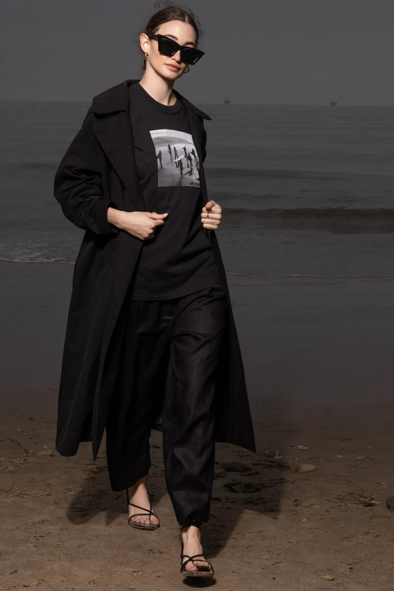 SRF Team Graphic Tee - Black - Heidi Merrick