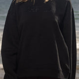 SRF LA Unisex Crewneck - Black on Black - Heidi Merrick