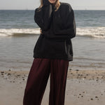 SRF LA Unisex Crewneck - Black on Black - Heidi Merrick