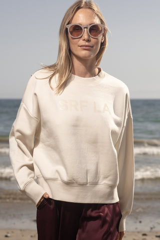 SRF LA Heavy Crewneck - Ivory