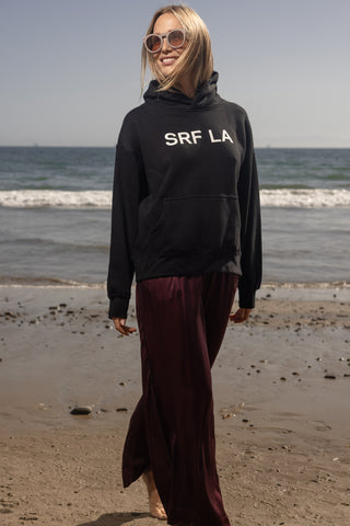 SRF LA Classic Hoodie - Ivory on Black