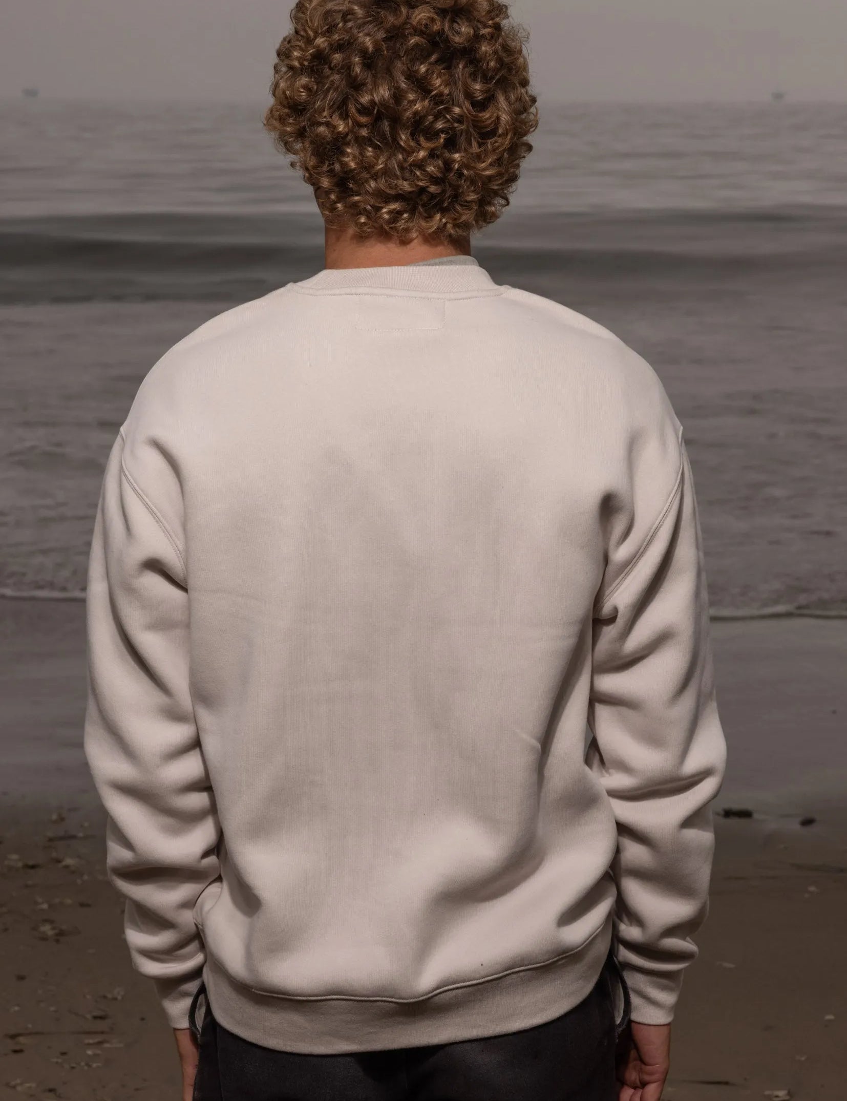 SRF SB Unisex Crewneck - Cream on Cream - Heidi Merrick