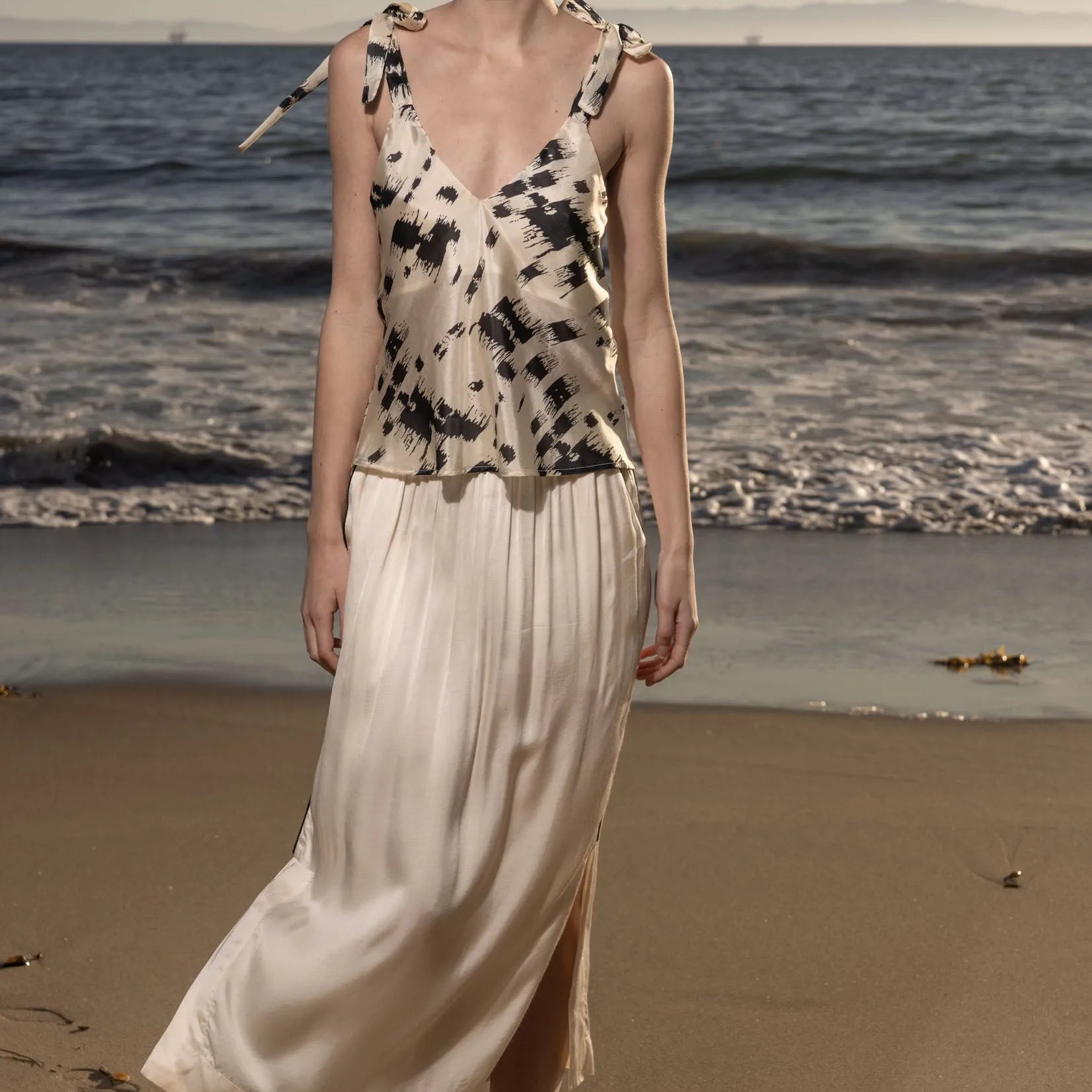 Caraco Top - Winter Silk - Heidi Merrick