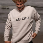 SRF CITO Unisex Crewneck - Black on Cream - Heidi Merrick