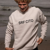 SRF CITO Unisex Crewneck - Black on Cream - Heidi Merrick