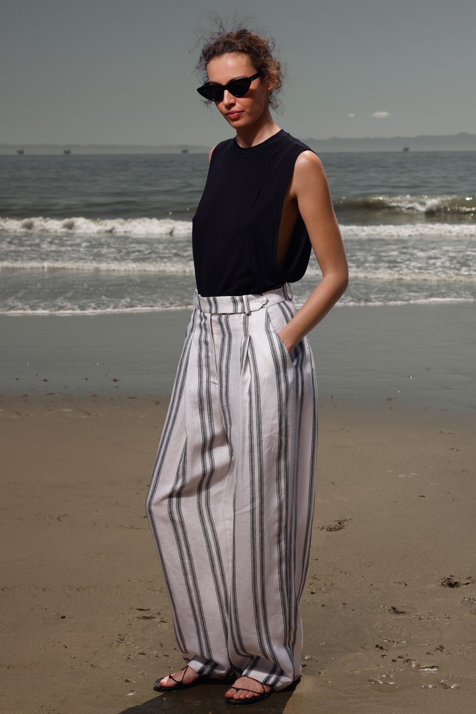 Chaplin Pant - Moroccan Stripe - Heidi Merrick
