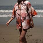 Aloha Shirt - Bougainvillea Shirting - Heidi Merrick