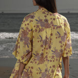 Aloha Shirt - Yellow Batik - Heidi Merrick