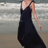 Ballerine Dress - Black Shirting - Heidi Merrick