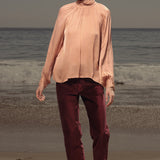 Bruno Pant - Burgundy Velvet