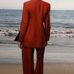Zelda Blazer - Sienna Silk & Hemp - Heidi Merrick