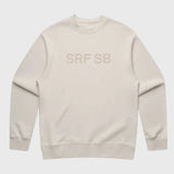 SRF SB Unisex Crewneck - Cream on Cream - Heidi Merrick
