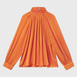 Letter Blouse - Flame