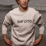 SRF CITO Unisex Crewneck - Black on Cream - Heidi Merrick